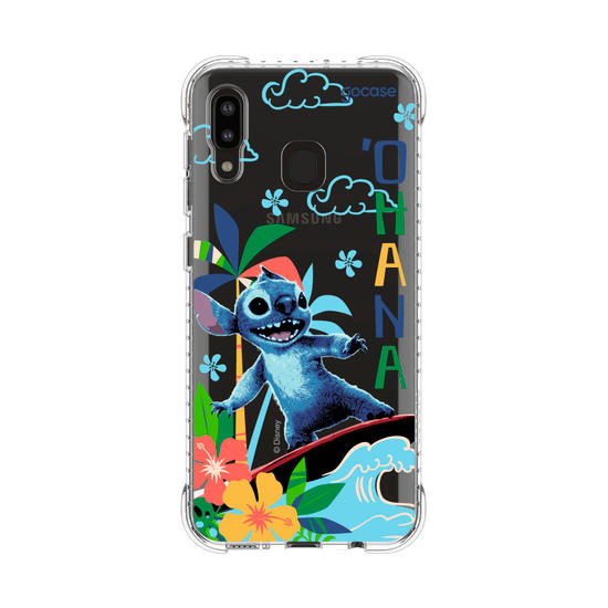 Capinha para celular  Lilo e Stitch - Surfando na Onda