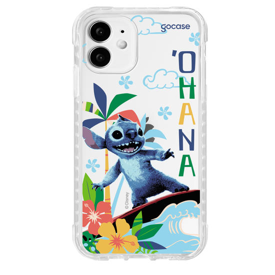 Capinha para celular  Lilo e Stitch - Surfando na Onda
