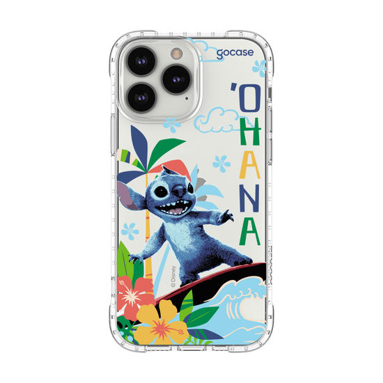 Capinha para celular  Lilo e Stitch - Surfando na Onda
