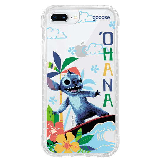 Capinha para celular  Lilo e Stitch - Surfando na Onda