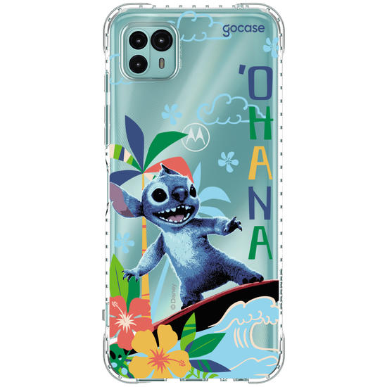 Capinha para celular  Lilo e Stitch - Surfando na Onda