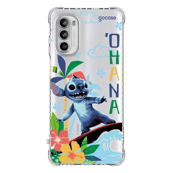 Capinha para celular  Lilo e Stitch - Surfando na Onda
