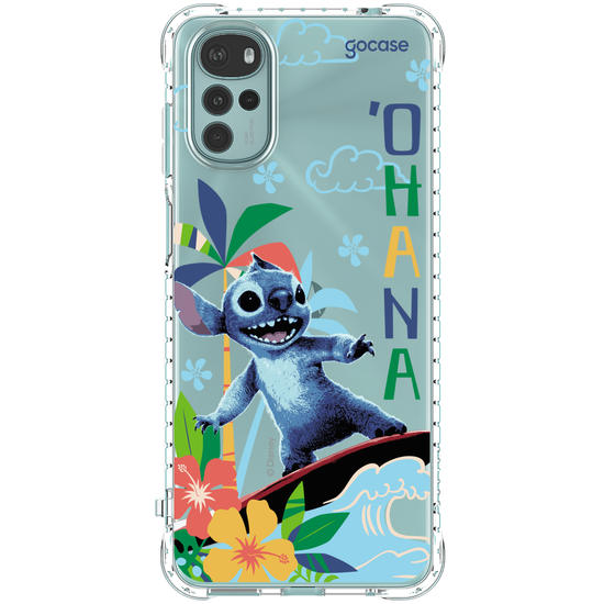 Capinha para celular  Lilo e Stitch - Surfando na Onda