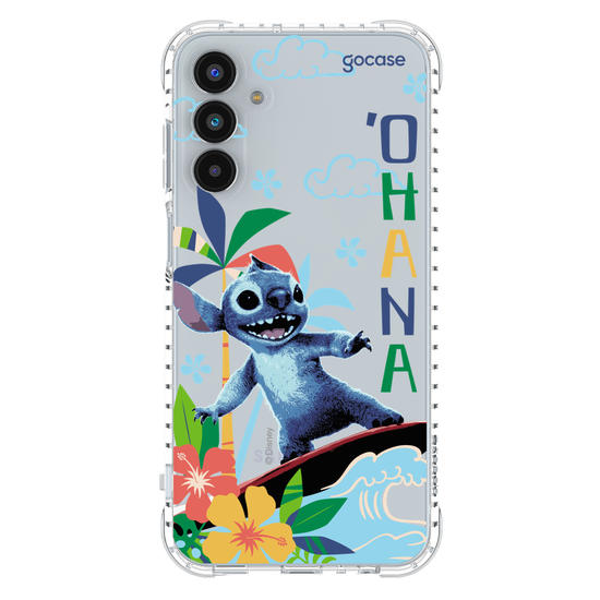 Capinha para celular  Lilo e Stitch - Surfando na Onda