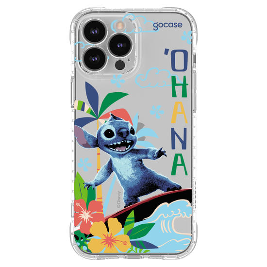 Capinha para celular  Lilo e Stitch - Surfando na Onda