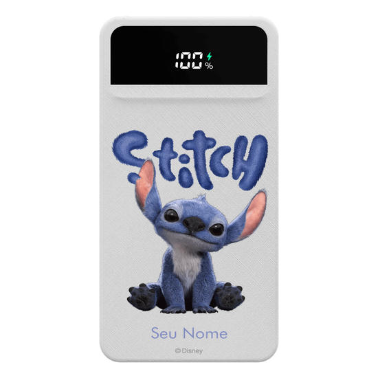 Carregador Portátil Turbo 10000mah - Lilo e Stitch - Stitch Cutie Carregador Portátil Turbo 10000mah - Lilo e Stitch - Stitch Cutie
