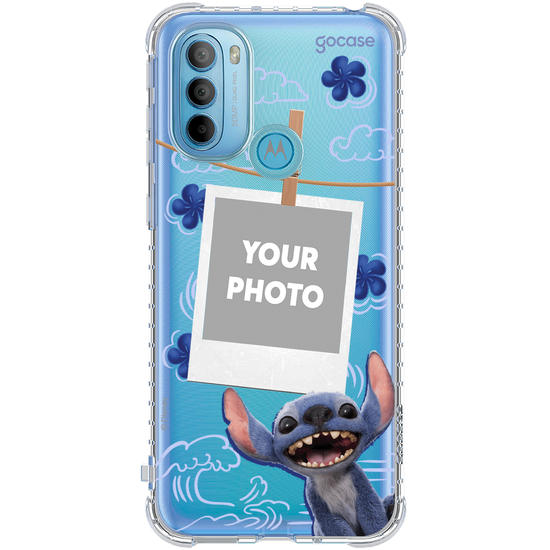 Capinha para celular  Lilo e Stitch - Polaroid do Stitch