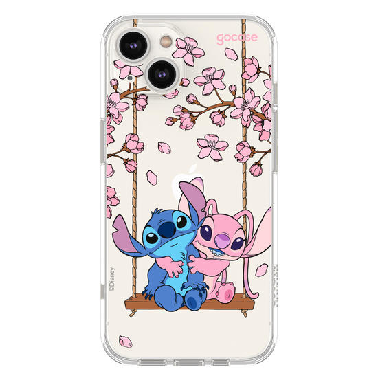  Stitch e Angel - Jardim