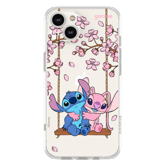 Stitch e Angel - Jardim