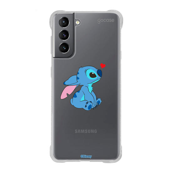 Capinha para celular  Lilo e Stitch - Stitch Perfil Heart