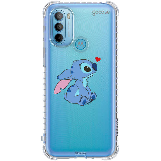 Capinha para celular  Lilo e Stitch - Stitch Perfil Heart