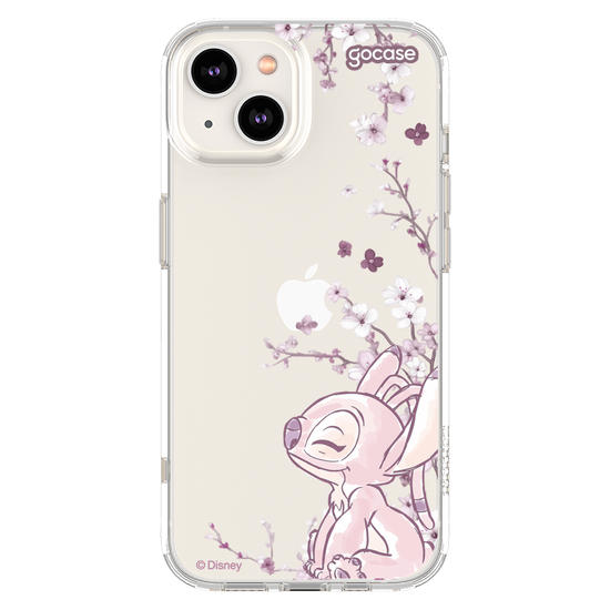 Capinha para celular  Lilo e Stitch - Angel - Ramos Laterais