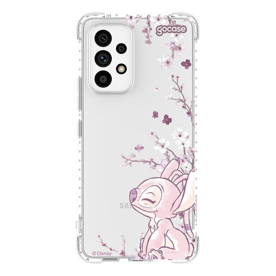 Capinha para celular  Lilo e Stitch - Angel - Ramos Laterais
