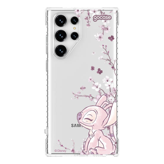 Capinha para celular  Lilo e Stitch - Angel - Ramos Laterais