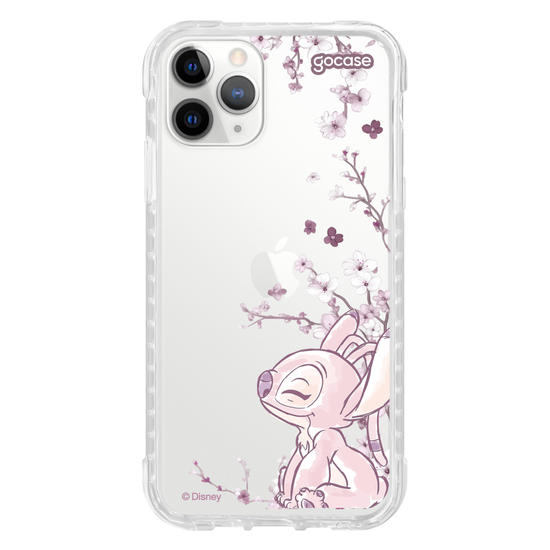 Capinha para celular  Lilo e Stitch - Angel - Ramos Laterais