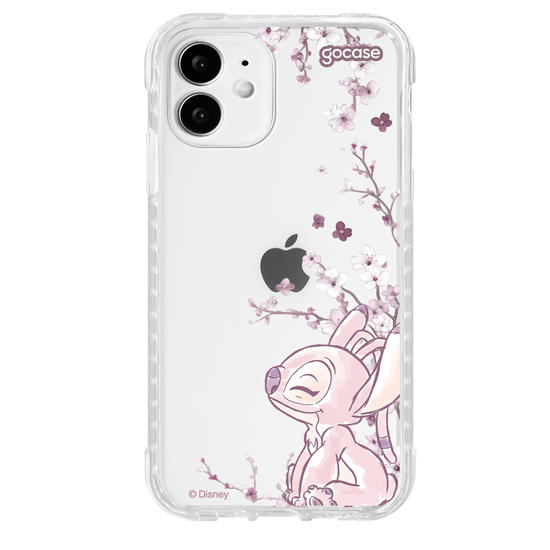 Capinha para celular  Lilo e Stitch - Angel - Ramos Laterais