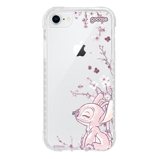 Capinha para celular  Lilo e Stitch - Angel - Ramos Laterais