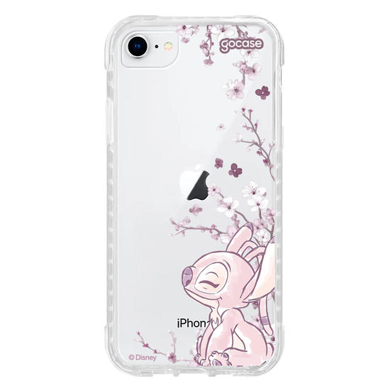 Capinha para celular  Lilo e Stitch - Angel - Ramos Laterais