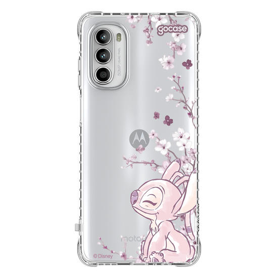 Capinha para celular  Lilo e Stitch - Angel - Ramos Laterais