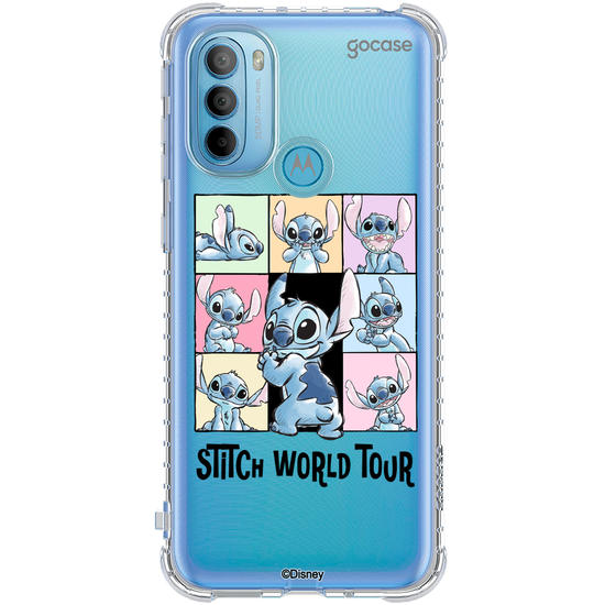 Capinha para celular  Lilo e Stitch - Stitch - World Tour