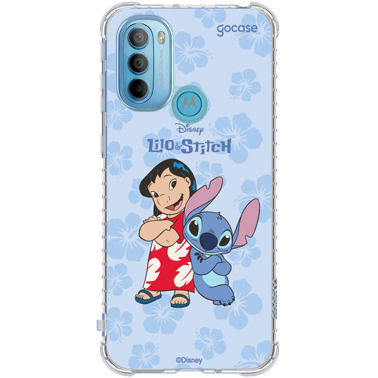 Capinha para celular  Lilo e Stitch - Juntinhos
