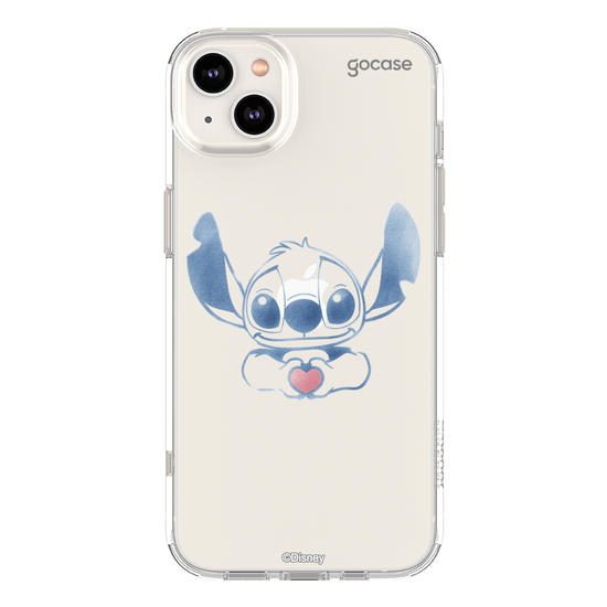 Capinha para celular  Lilo e Stitch - Aquarela Cute