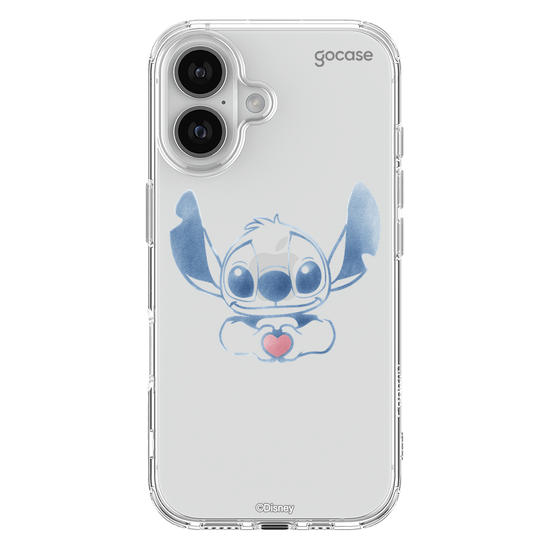 Capinha para celular  Lilo e Stitch - Aquarela Cute