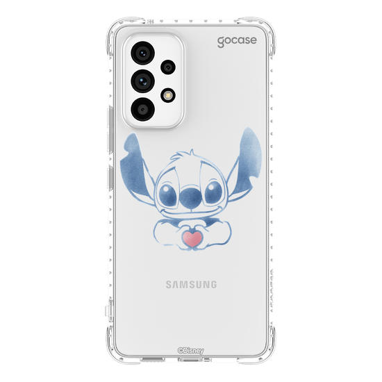 Capinha para celular  Lilo e Stitch - Aquarela Cute