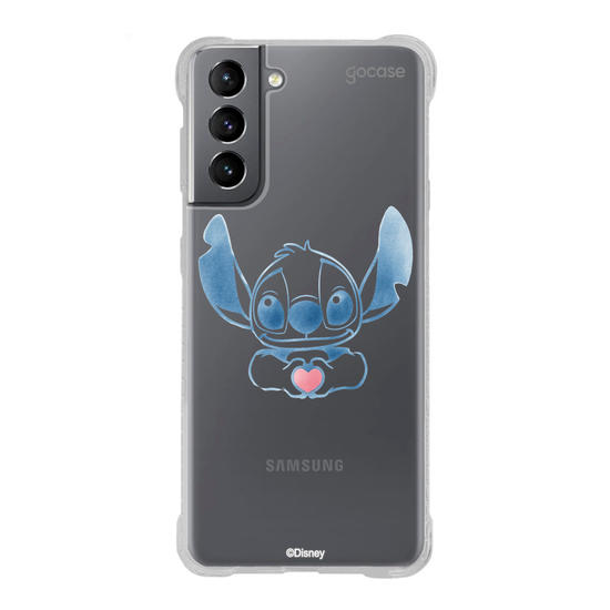 Capinha para celular  Lilo e Stitch - Aquarela Cute