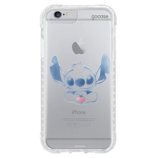 Capinha para celular  Lilo e Stitch - Aquarela Cute