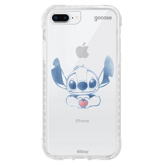 Capinha para celular  Lilo e Stitch - Aquarela Cute