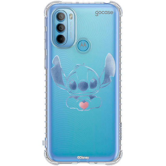 Capinha para celular  Lilo e Stitch - Aquarela Cute