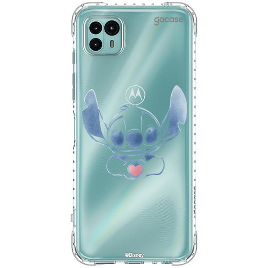 Capinha para celular  Lilo e Stitch - Aquarela Cute