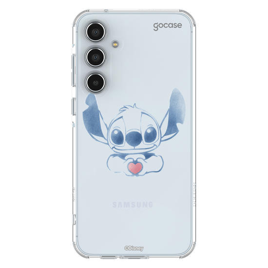 Capinha para celular  Lilo e Stitch - Aquarela Cute