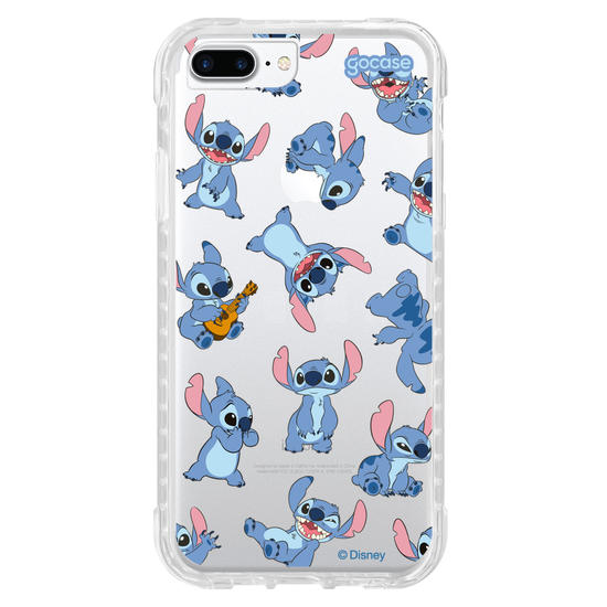 Capinha para celular  Lilo e Stitch - Poses Pattern