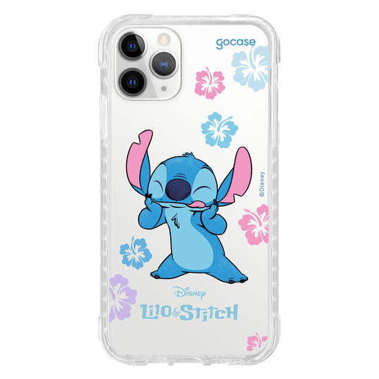 Capinha para celular  Lilo e Stitch - Flores Tropicais