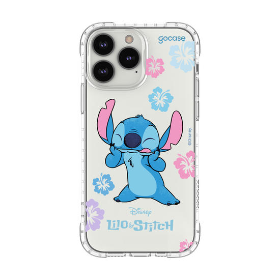 Capinha para celular  Lilo e Stitch - Flores Tropicais