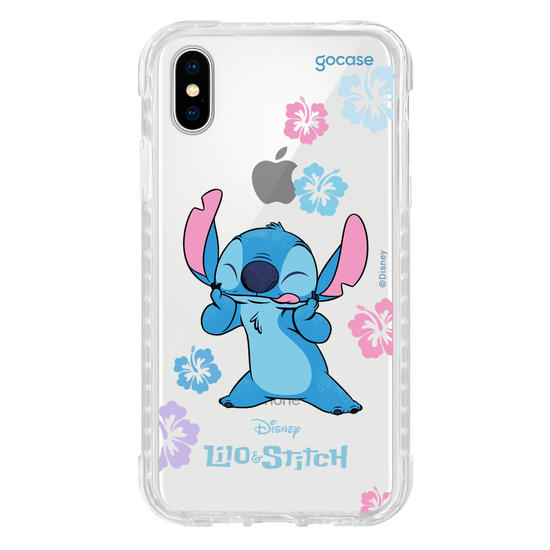 Capinha para celular  Lilo e Stitch - Flores Tropicais