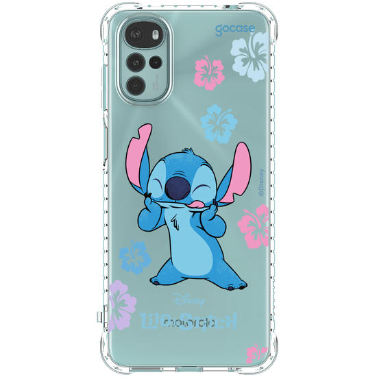 Capinha para celular  Lilo e Stitch - Flores Tropicais
