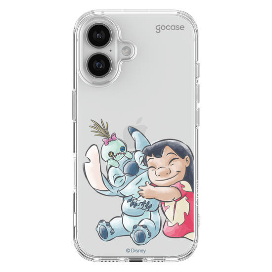 Capinha para celular  Lilo e Stitch - Abraço Apertado