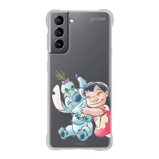 Capinha para celular  Lilo e Stitch - Abraço Apertado