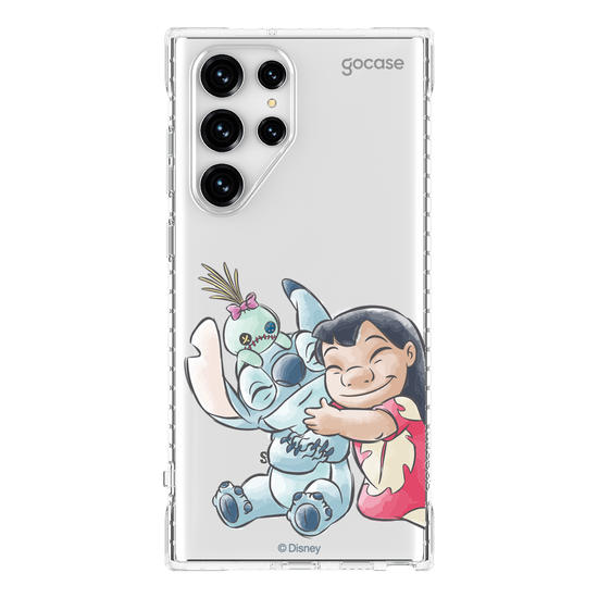 Capinha para celular  Lilo e Stitch - Abraço Apertado