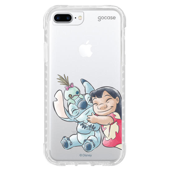 Capinha para celular  Lilo e Stitch - Abraço Apertado