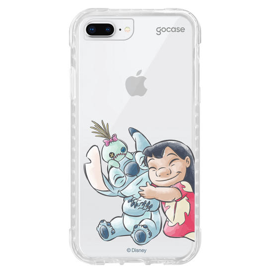 Capinha para celular  Lilo e Stitch - Abraço Apertado