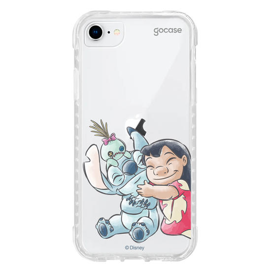 Capinha para celular  Lilo e Stitch - Abraço Apertado