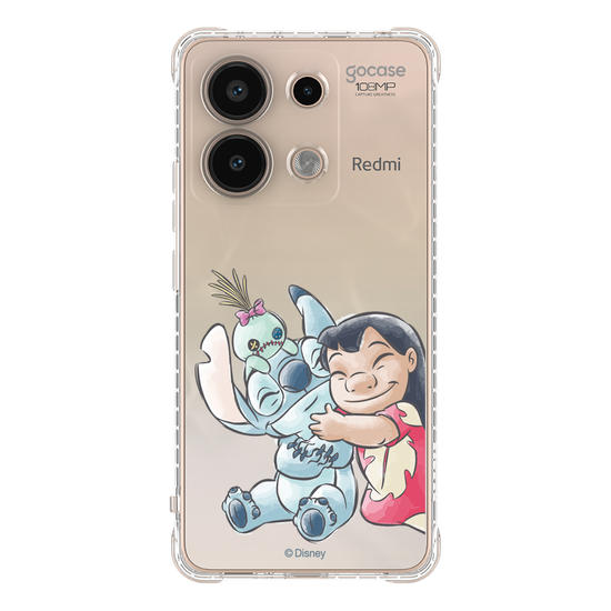 Capinha para celular  Lilo e Stitch - Abraço Apertado