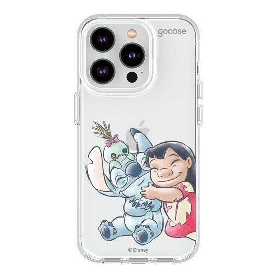 Capinha para celular  Lilo e Stitch - Abraço Apertado