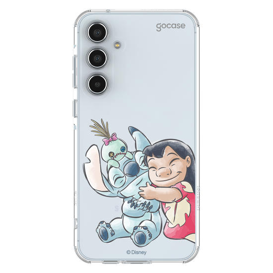 Capinha para celular  Lilo e Stitch - Abraço Apertado