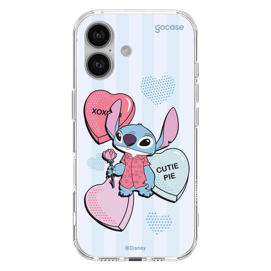 Capinha para celular  Lilo e Stitch - Valentine