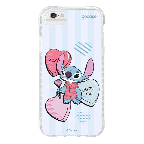 Capinha para celular  Lilo e Stitch - Valentine